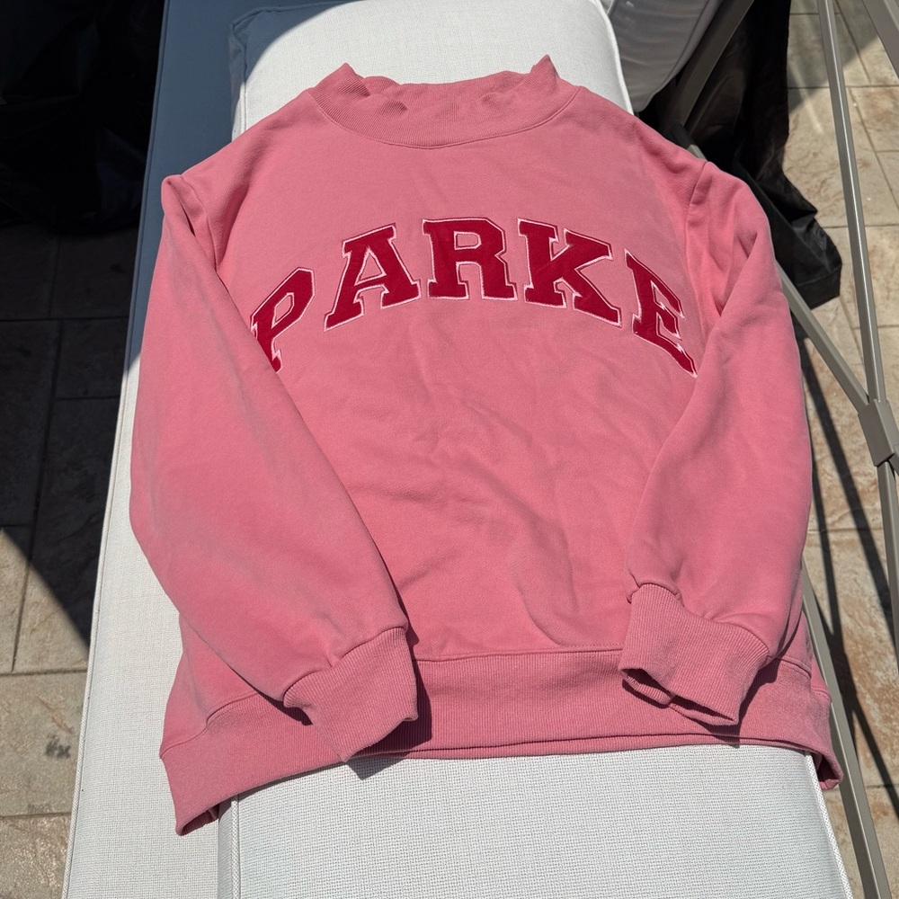 Parke Women's Pink Crew Neck Sweater